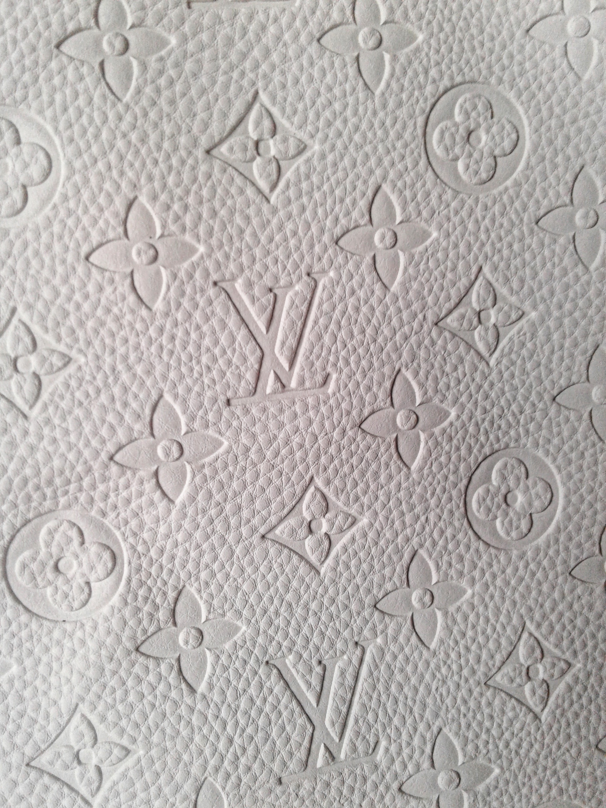 Louis Vuitton faux leather.